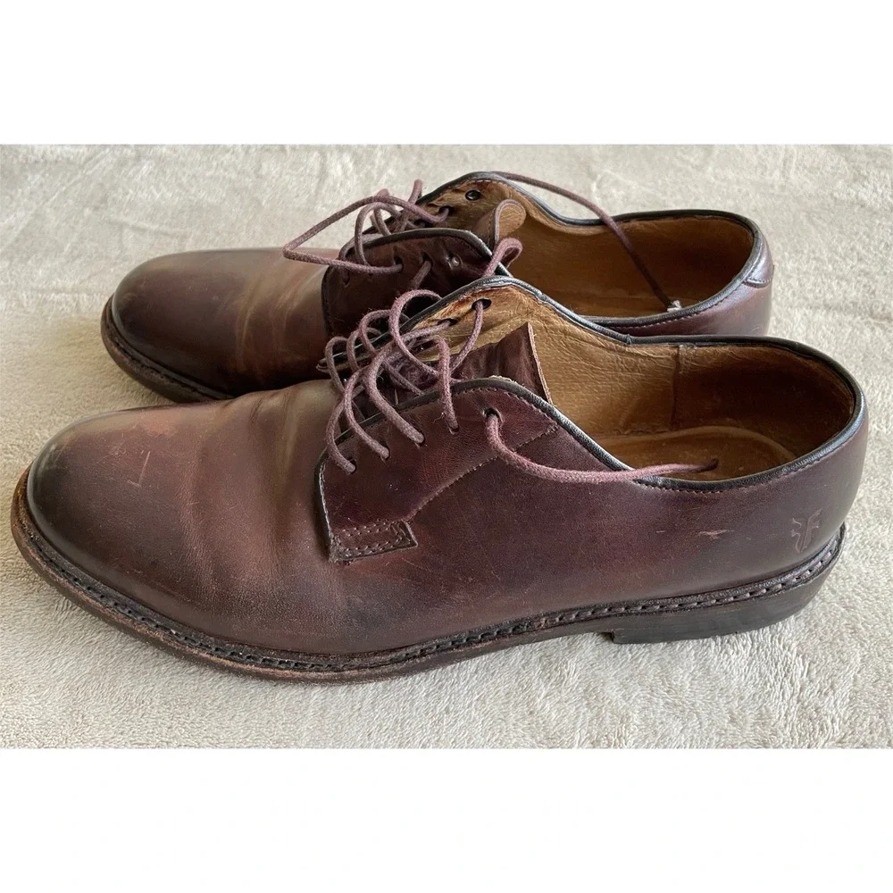 The Frye Company Men's Oxford Leather Shoes, Size: 9B (New‎ Lace Required)